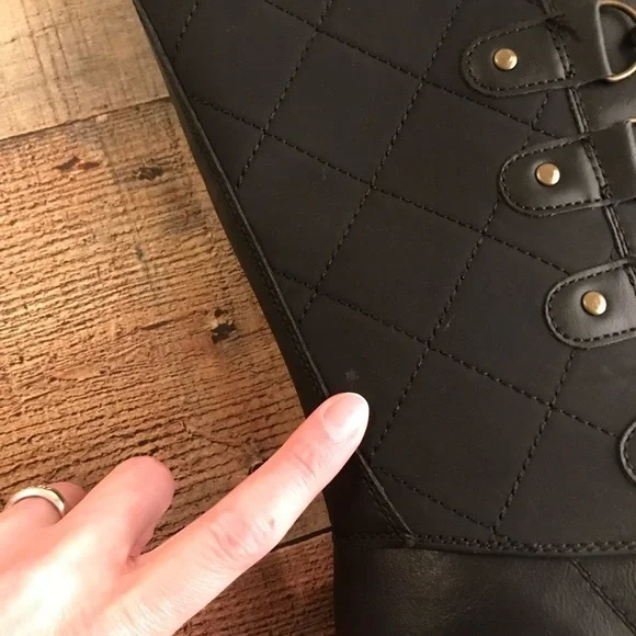 Just fab cold weather lace up boots with faux fur Marley - 7.5 - Picture 8 of 10